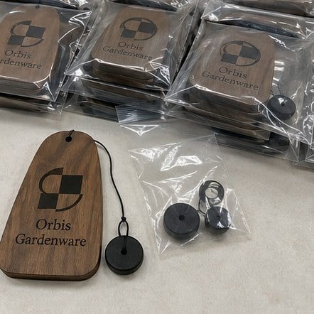 Customized wind chimes for funeral homes and hospices