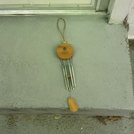 Wind chimes with logo printing