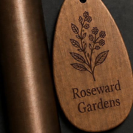 Wind chimes with logo printing